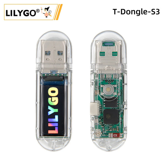® T-Dongle-S3 ESP32-S3 Development Board with Screen Dongle 0.96 Inch ST7735 LCD Display Support Wifi Bluetooth TF Card