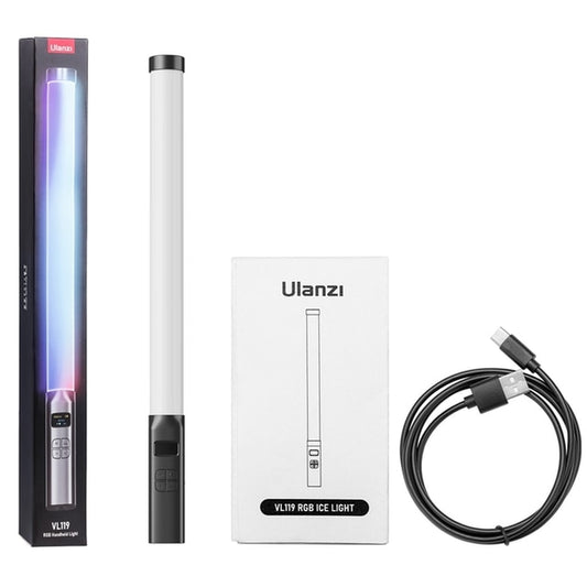 Ulanzi VL119 Handheld RGB Colorful Stick Light 19.68 Inch LED Light Wand with CRI 95+ for Photography Studio